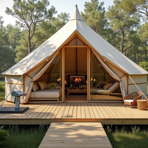 Glamping y Cabañas de Lujo: La Tendencia Experiencial que Atrae a los Inversores